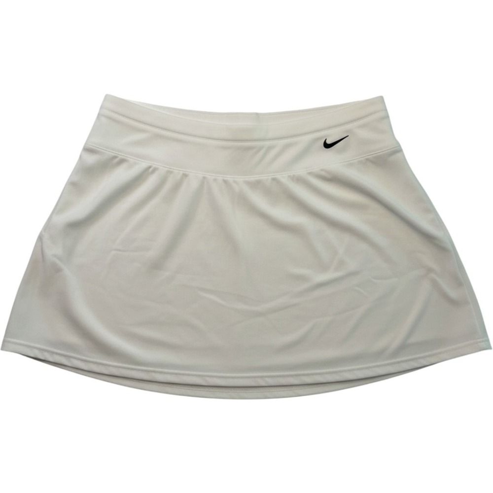 Nike Fit Dry White Pleated Tennis Skort Womens XL Built-in Shorts Activewear